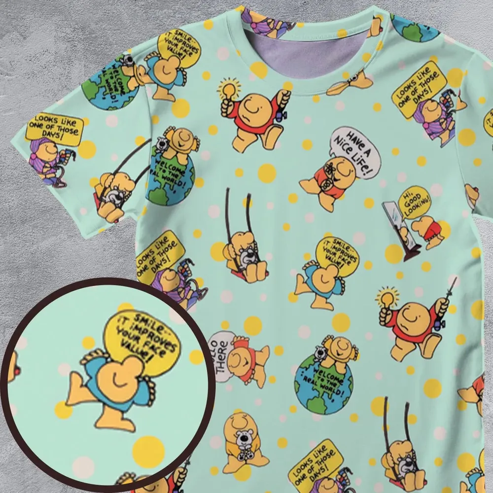 Hullo There Ziggy All-Over Print Unisex T-Shirt - 4