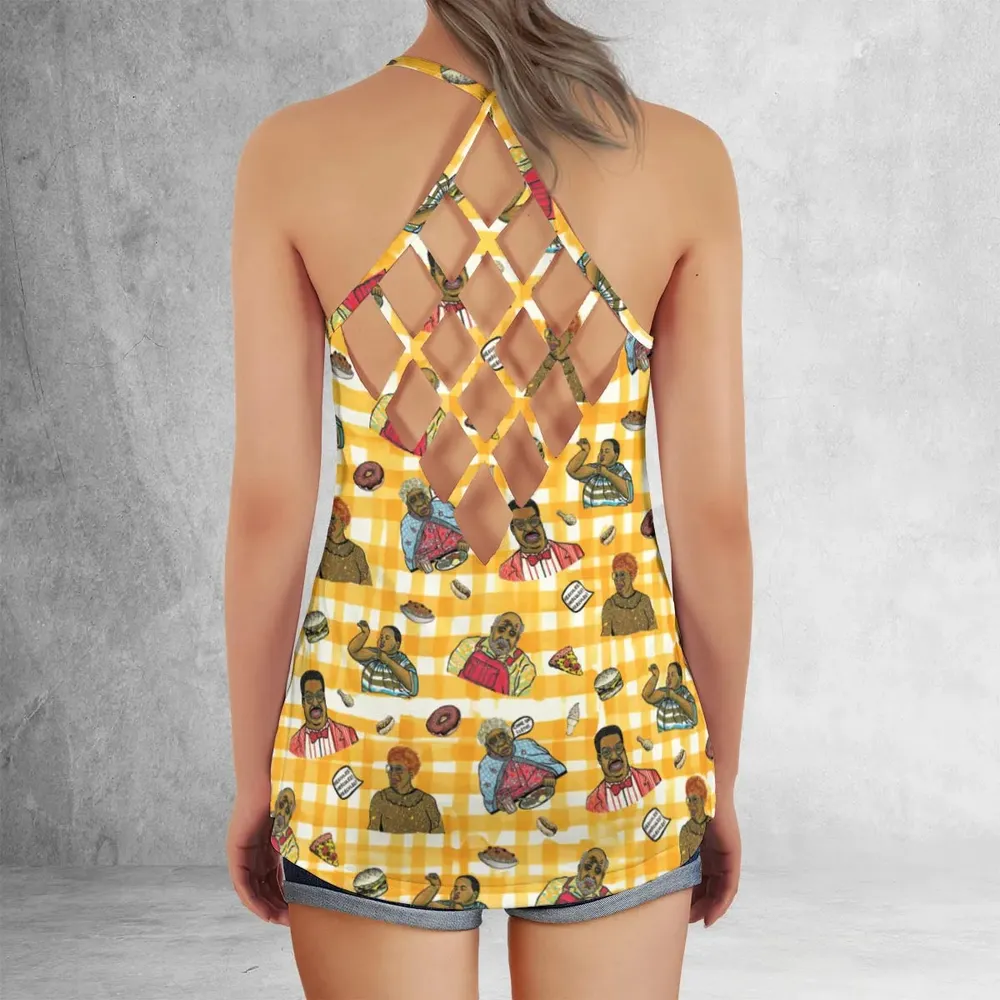 The Nutty Professor Characters Criss Cross Tank Top - 3