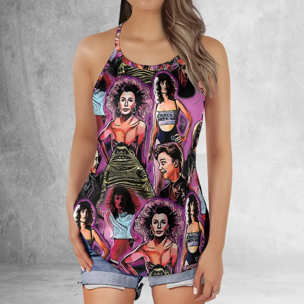 Stuck With The Weird Science Criss Cross Tank Top - 2