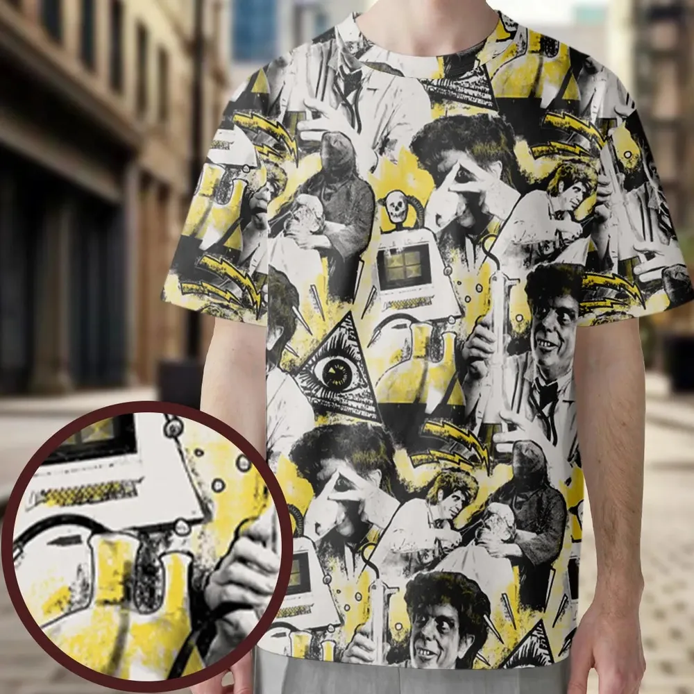 Mad Science Morgus The Magnificent All-Over Print Unisex T-Shirt - 3
