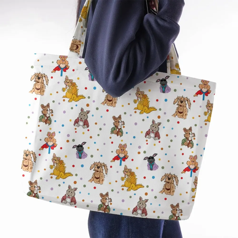 Tale of the Bunny Picnic Characters Large Tote Bag - 2