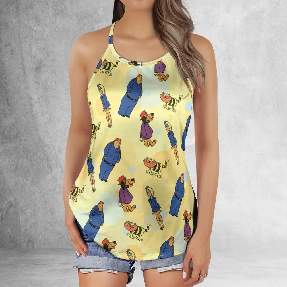 Hong Kong Phooey Power Criss Cross Tank Top - 2