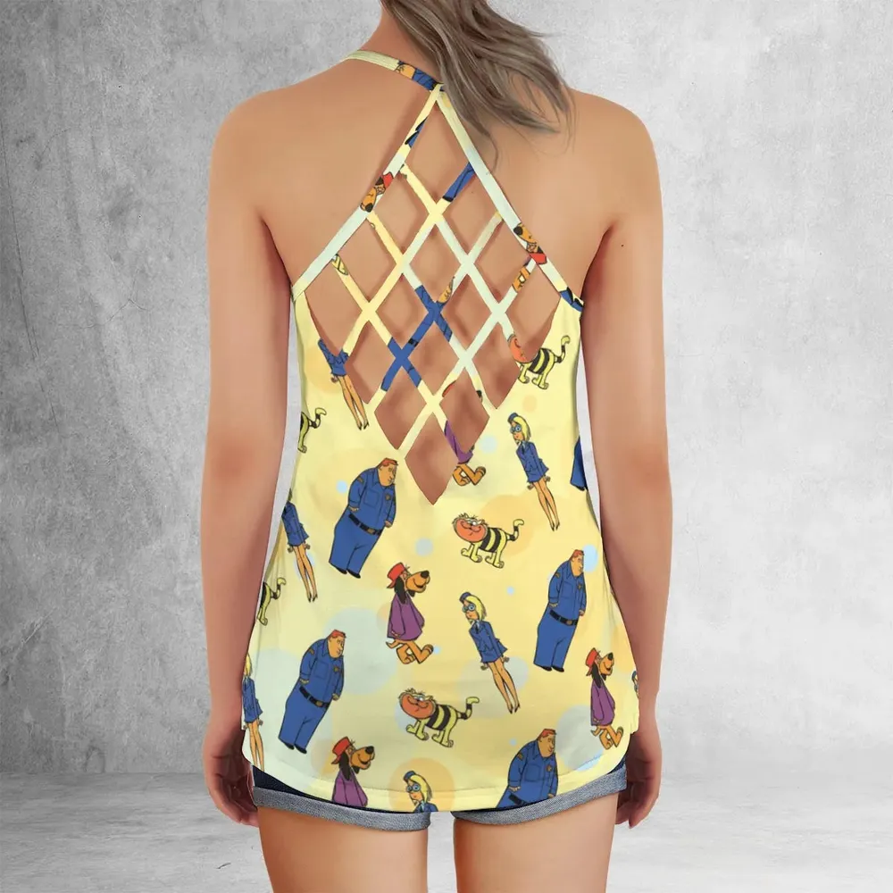 Hong Kong Phooey Power Criss Cross Tank Top - 3