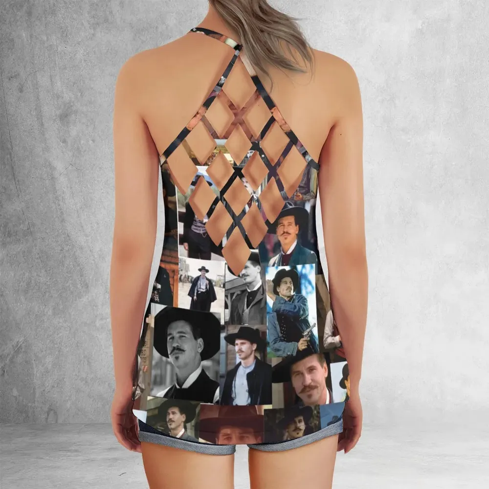 Doc Holliday Criss Cross Tank Top - 3