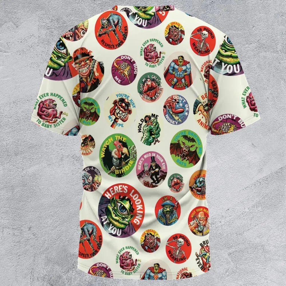 Nostalgic Memories Ugly Buttons All-Over Print Unisex T-Shirt - 2