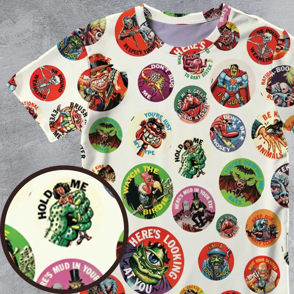 Nostalgic Memories Ugly Buttons All-Over Print Unisex T-Shirt - 4