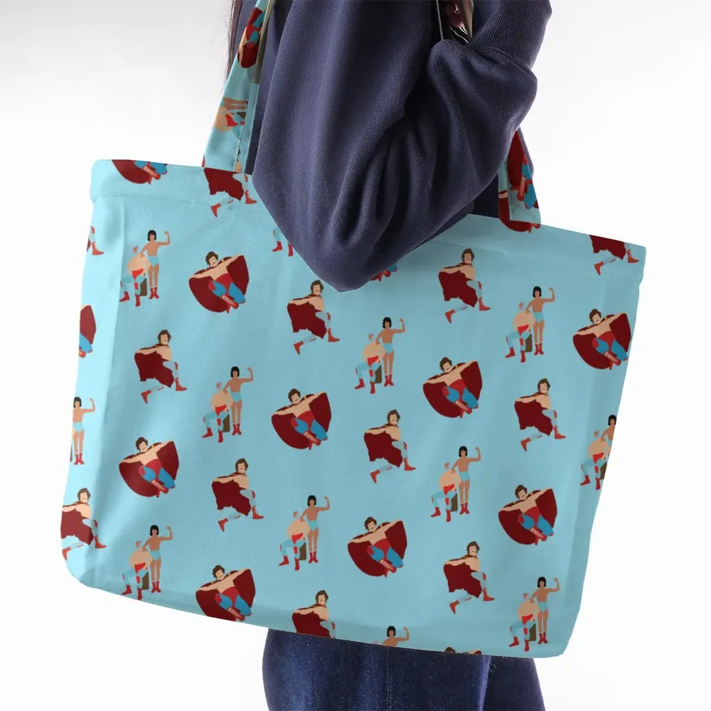 Wrestle Style Nacho Libre Large Tote Bag - 2