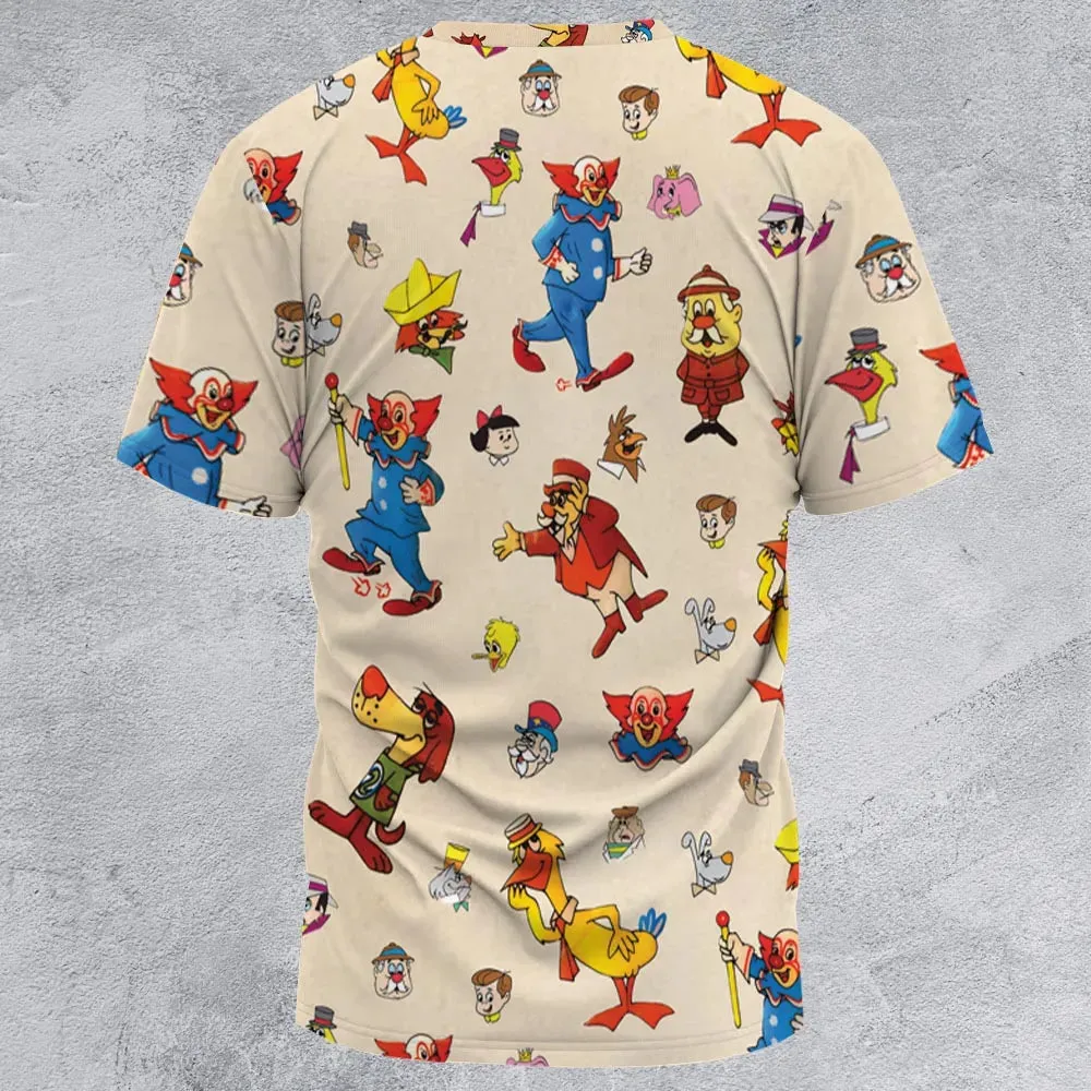 Bozo The Clown And Friends All-Over Print Unisex T-Shirt - 2