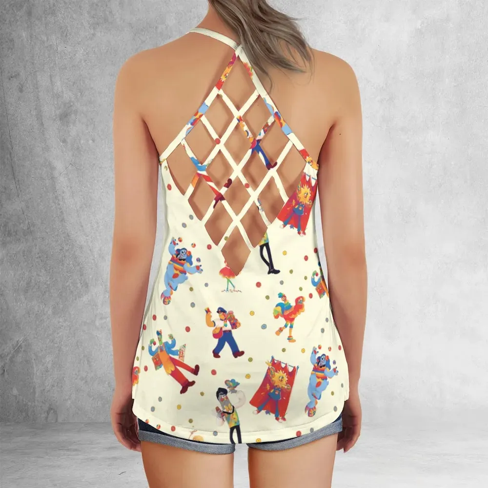 The Neighborhood Welcome Home Criss Cross Tank Top - 3