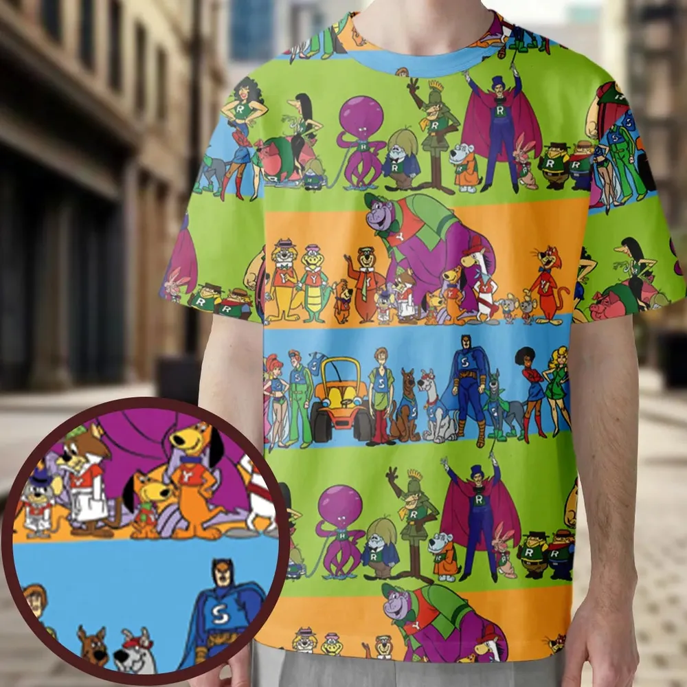 Yogi Yahooeys Scooby Doodies Really Rottens Laffalympics All-Over Print Unisex T-Shirt - 3
