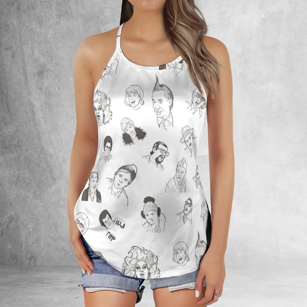 Second City Television Characters Criss Cross Tank Top - 2