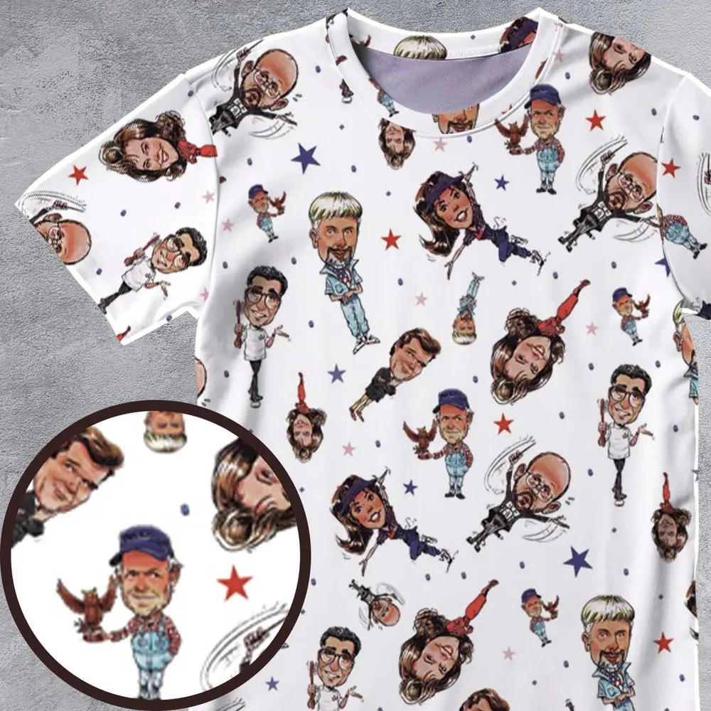 Red White Blaine Waiting For Guffman All-Over Print Unisex T-Shirt - 4