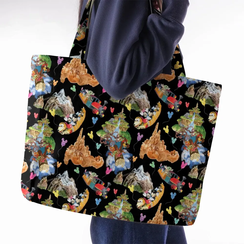 Mountain Magic Kingdom Parks Large Tote Bag - 2