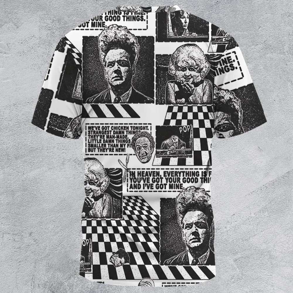 Surreal Disturbing Atmospheric A nightmare Eraserhead All-Over Print Unisex T-Shirt - 2