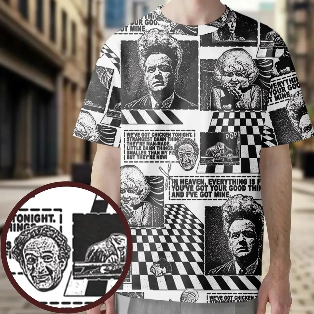 Surreal Disturbing Atmospheric A nightmare Eraserhead All-Over Print Unisex T-Shirt - 3