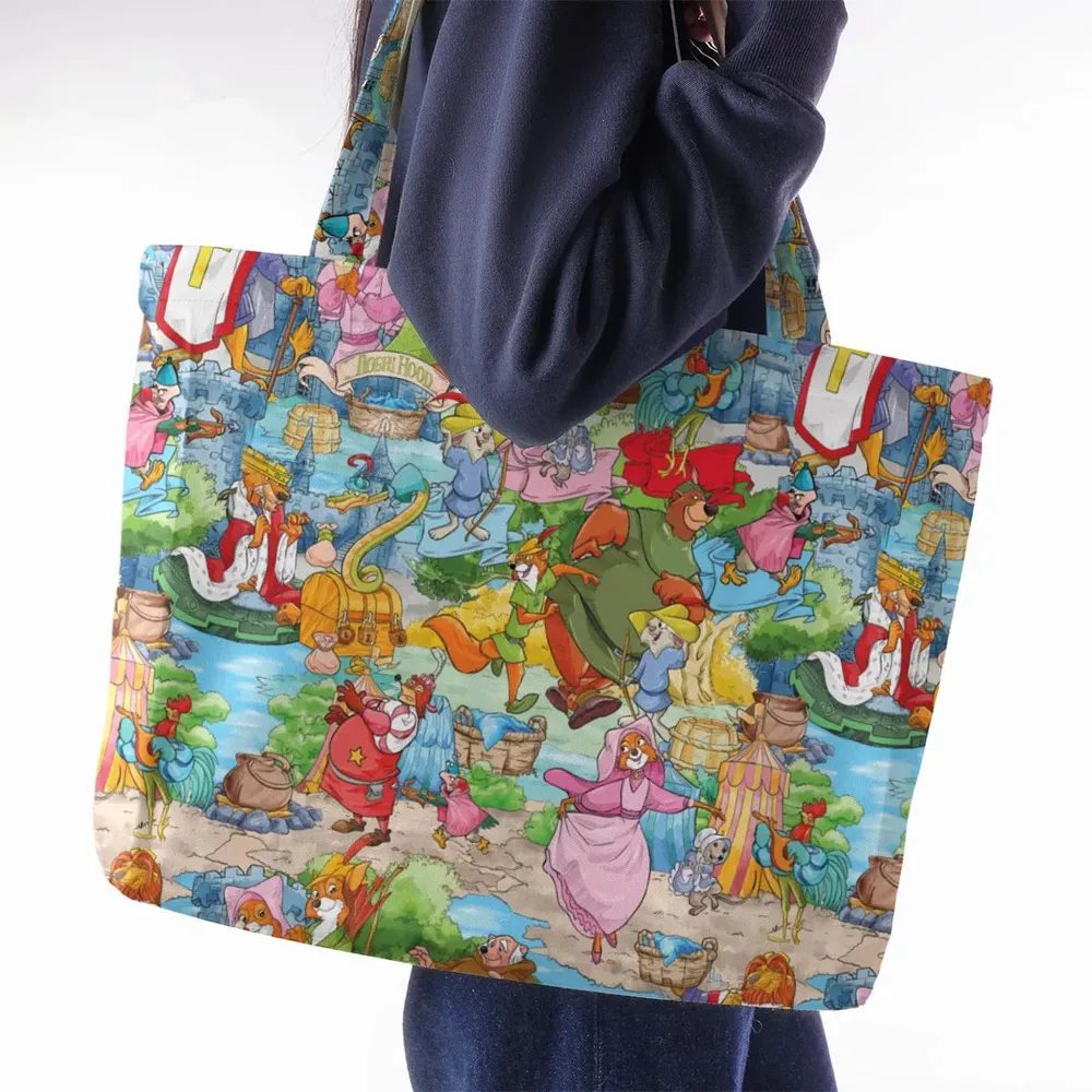 Archer Wood Plaid Robin Hood Large Tote Bag - 2