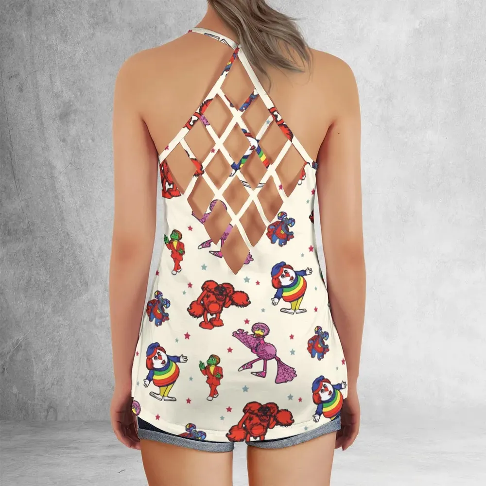 The Great Space Coaster Characters Criss Cross Tank Top - 3