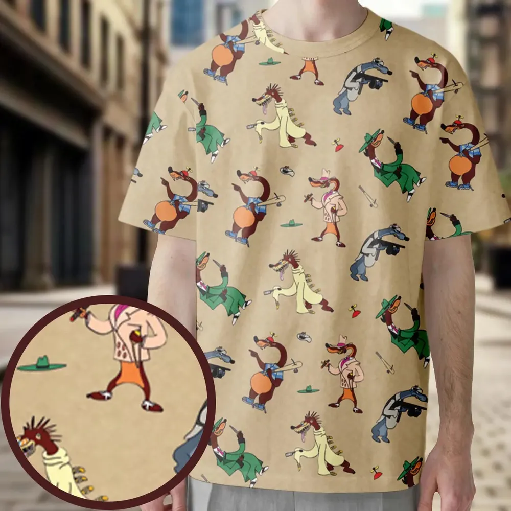 Toon Patrol Who Framed Roger Rabit All-Over Print Unisex T-Shirt - 3