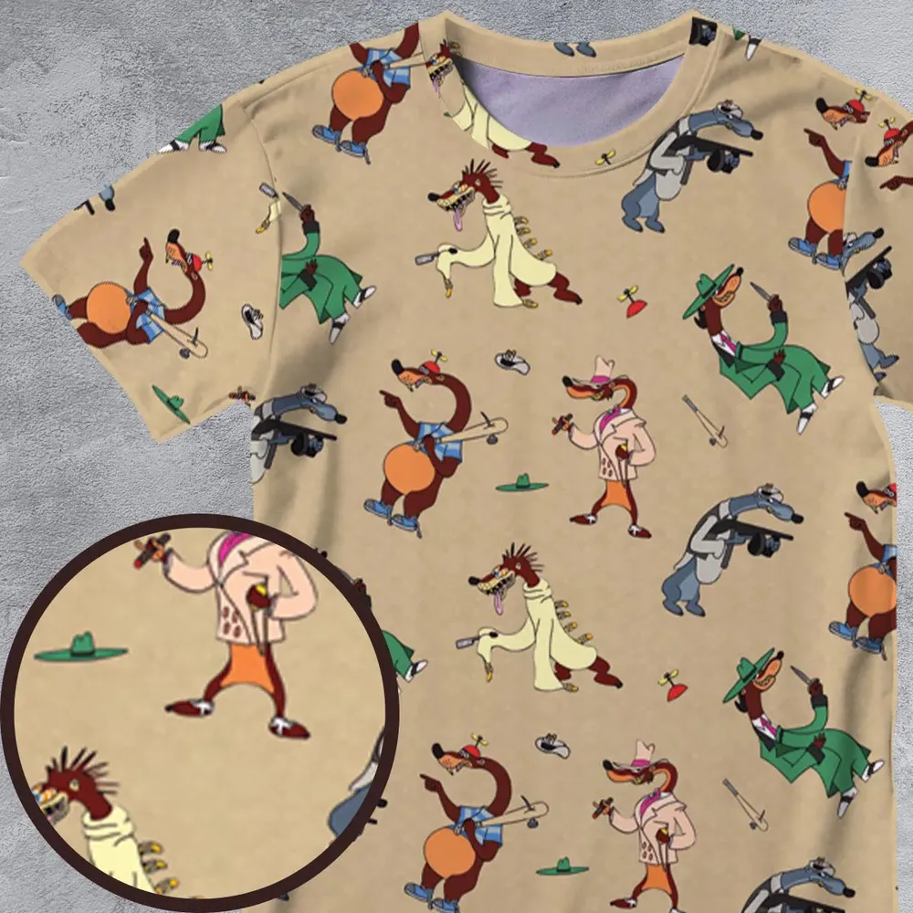 Toon Patrol Who Framed Roger Rabit All-Over Print Unisex T-Shirt - 4