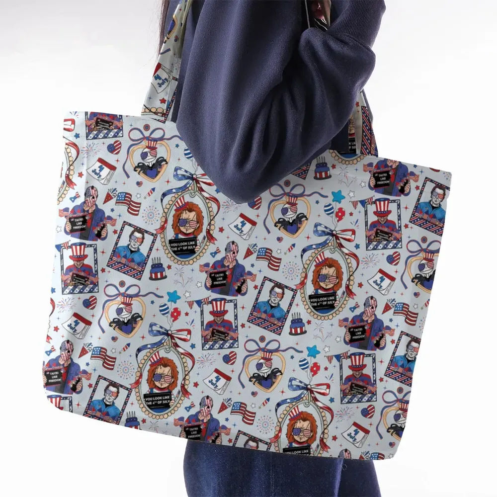 Patriotic Horror Large Tote Bag - 2