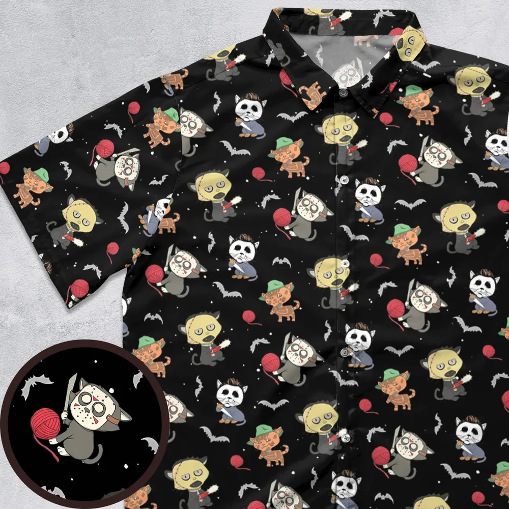 Bad Kitties Button Down Shirt - 2