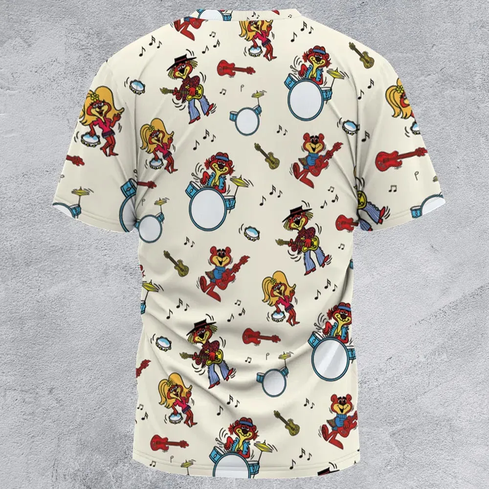 Cartoon band The Sugar Bears All-Over Print Unisex T-Shirt - 2