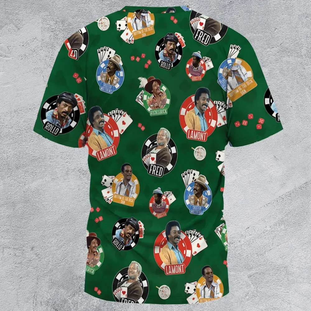 The Card Sharps Sanford and Son All-Over Print Unisex T-Shirt - 2