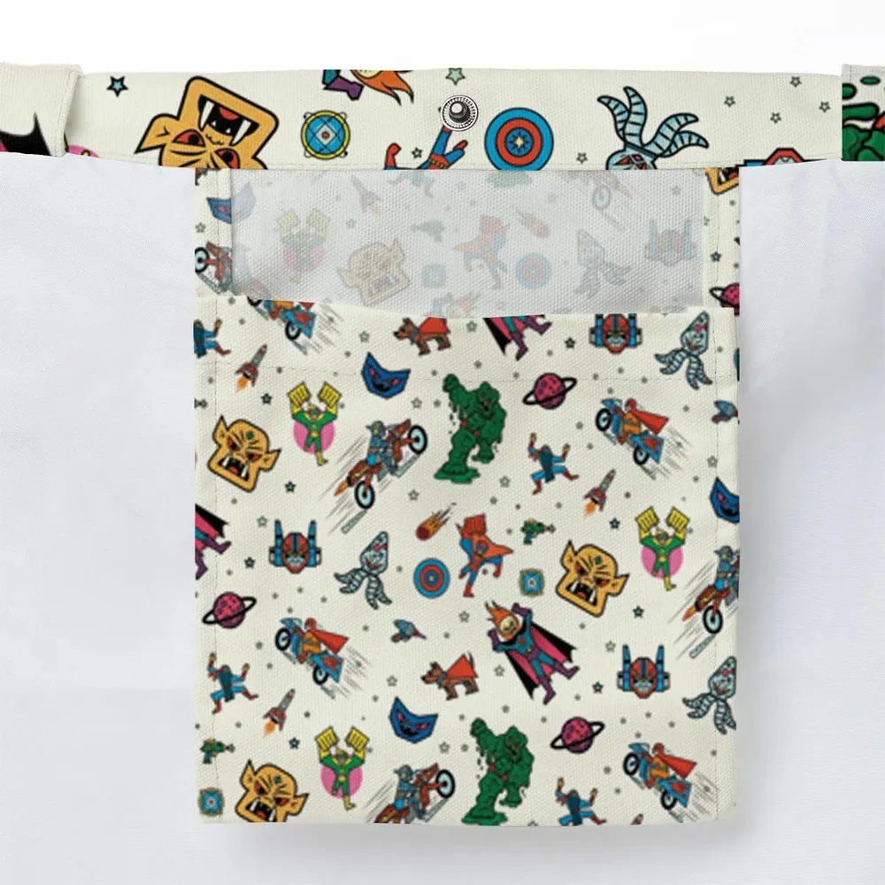 Nastalgic Cartoon Villains Large Tote Bag - 3