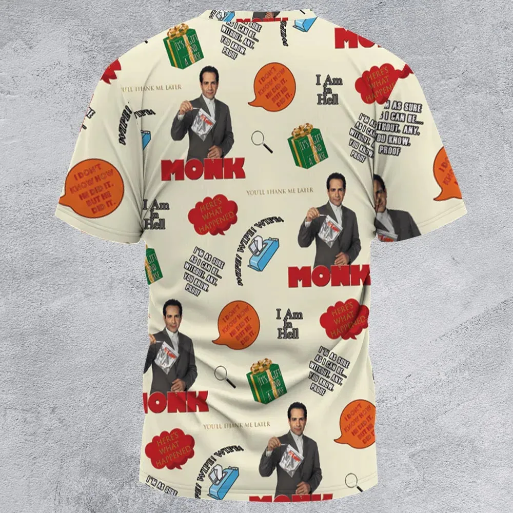 Here’s What Happened Monk All-Over Print Unisex T-Shirt - 2