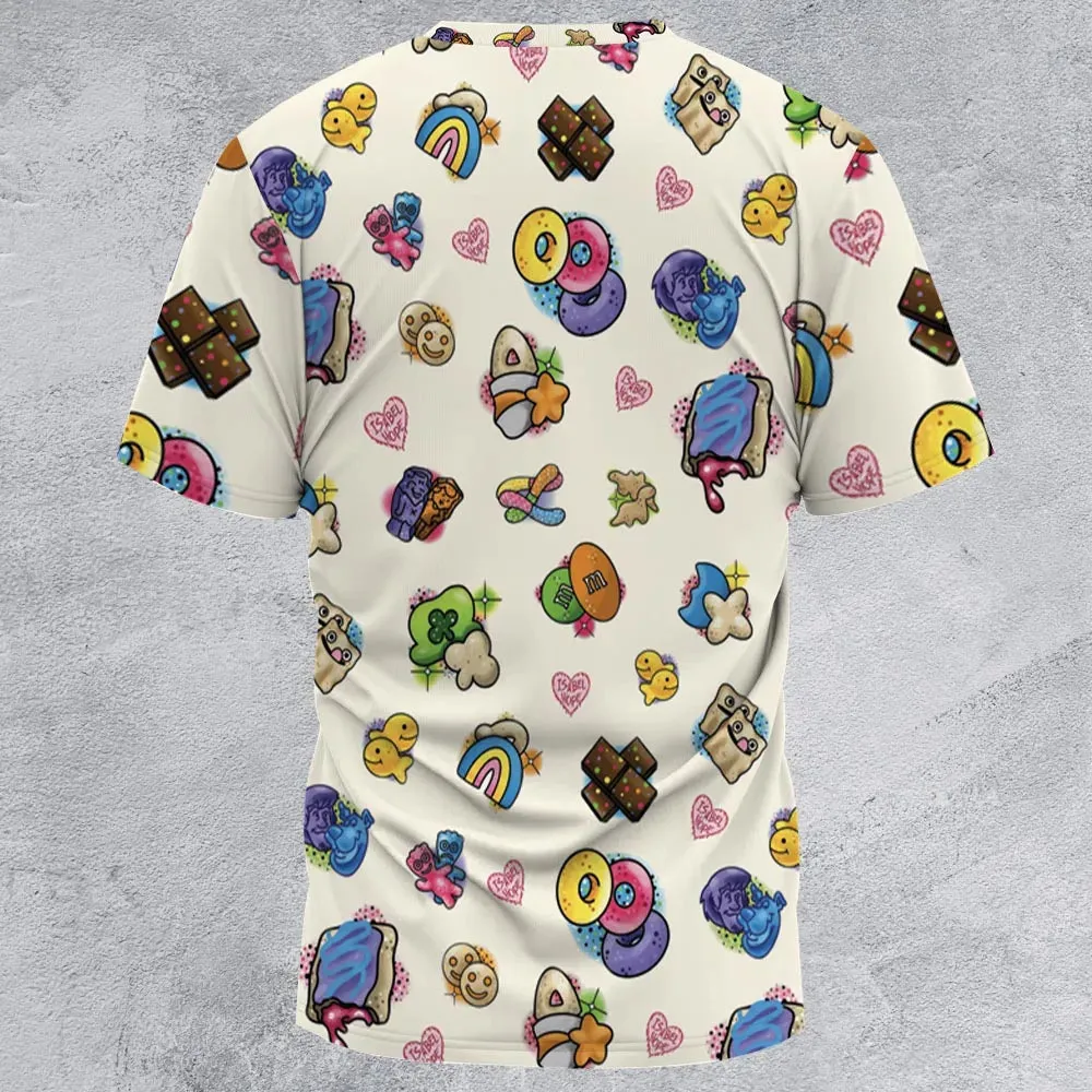 Nostalgic Candy From Your Childhood All-Over Print Unisex T-Shirt - 2