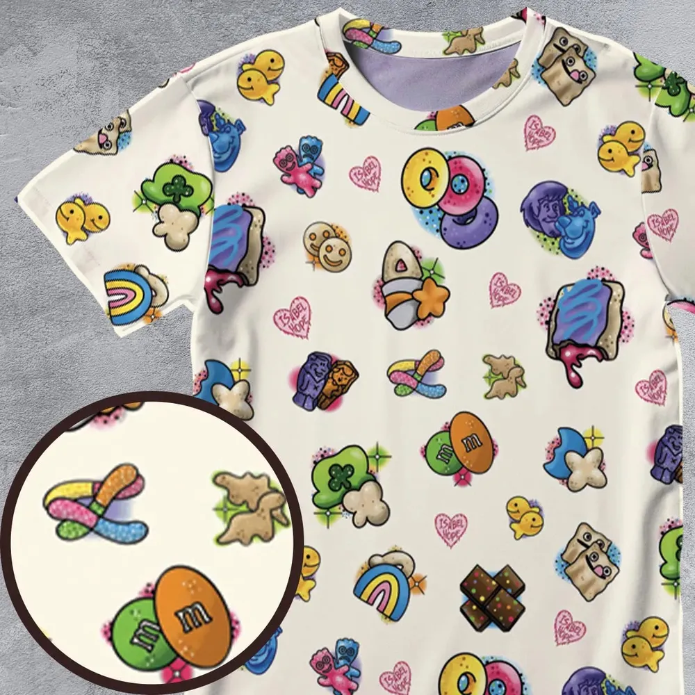 Nostalgic Candy From Your Childhood All-Over Print Unisex T-Shirt - 4