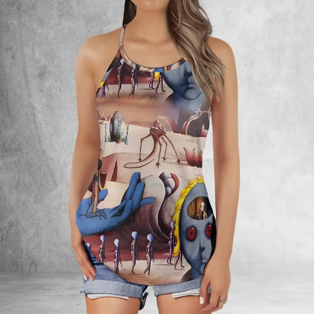 Panorama Moments Fantastic Planet Criss Cross Tank Top - 2