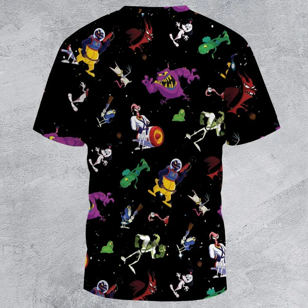Earthworm Jim And Od Characters All-Over Print Unisex T-Shirt - 2