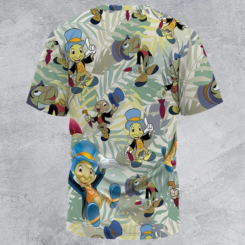 Jiminy Cricket Pinocchio All-Over Print Unisex T-Shirt - 2