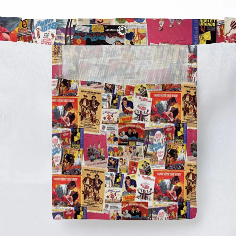 Hollywood Classics Collage Large Tote Bag - 3