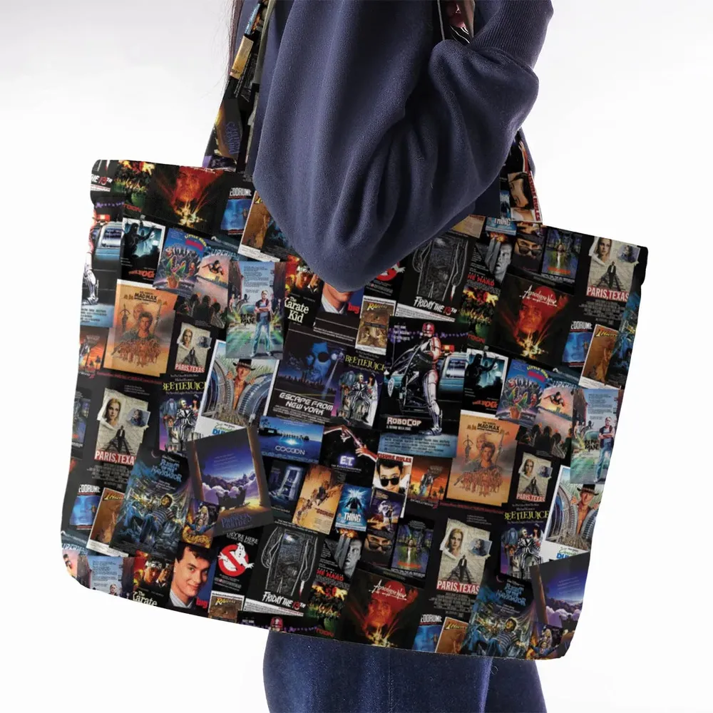 1980s Movie Large Tote Bag - 2