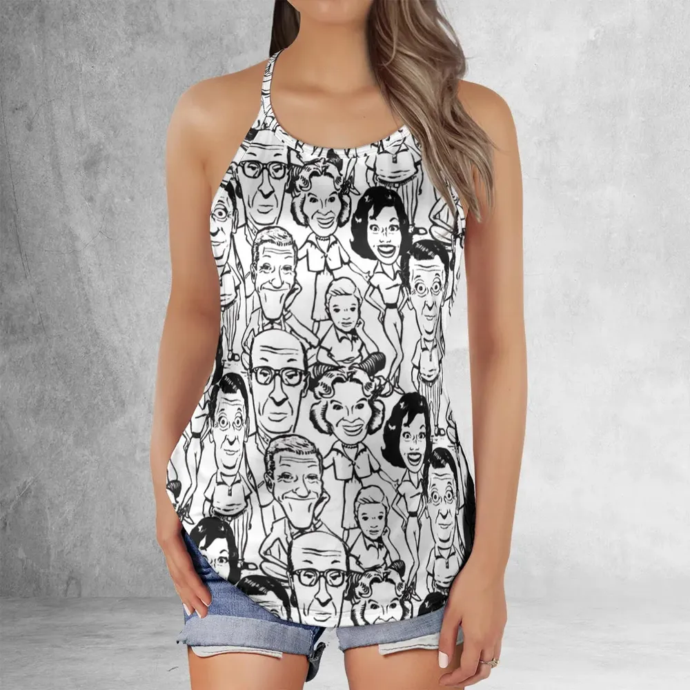 Vintage Dick Van Dyke Show Criss Cross Tank Top - 2