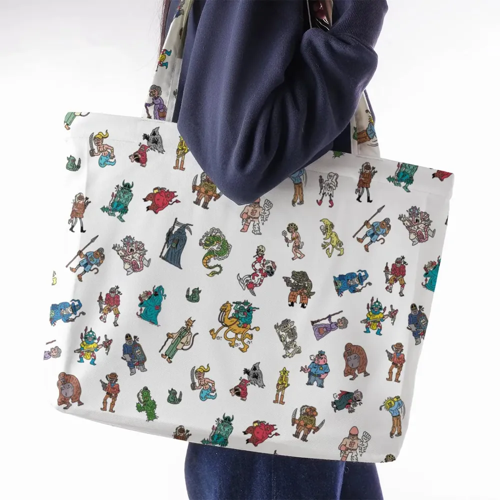 Characters Of Scumby Large Tote Bag - 2