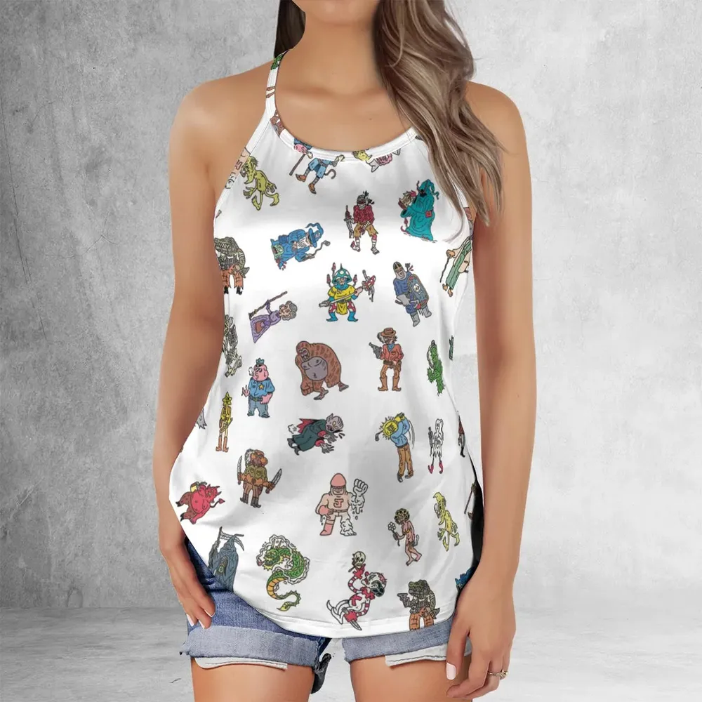 Characters Of Scumby Criss Cross Tank Top - 2