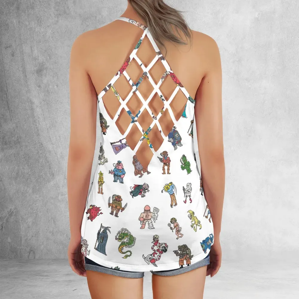 Characters Of Scumby Criss Cross Tank Top - 3