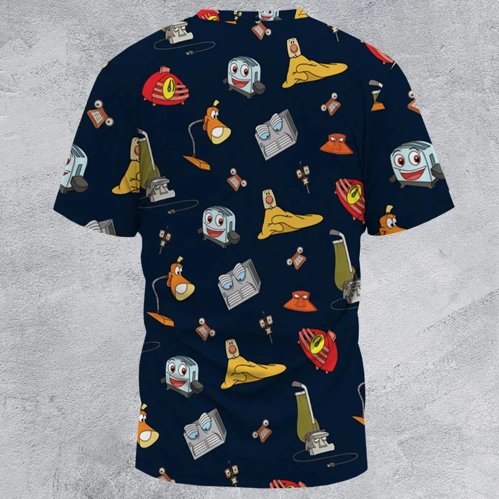 Brave Little Appliances The Brave Little Toaster All-Over Print Unisex T-Shirt - 2