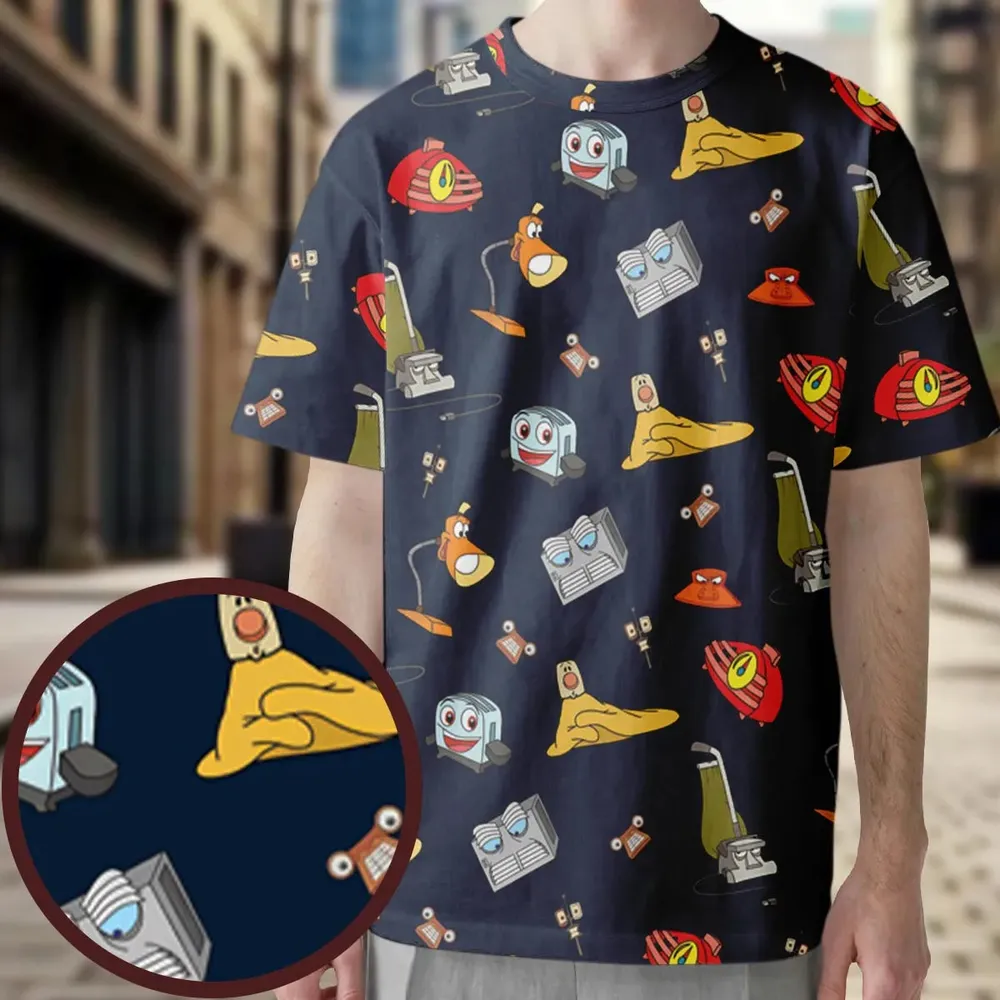 Brave Little Appliances The Brave Little Toaster All-Over Print Unisex T-Shirt - 3