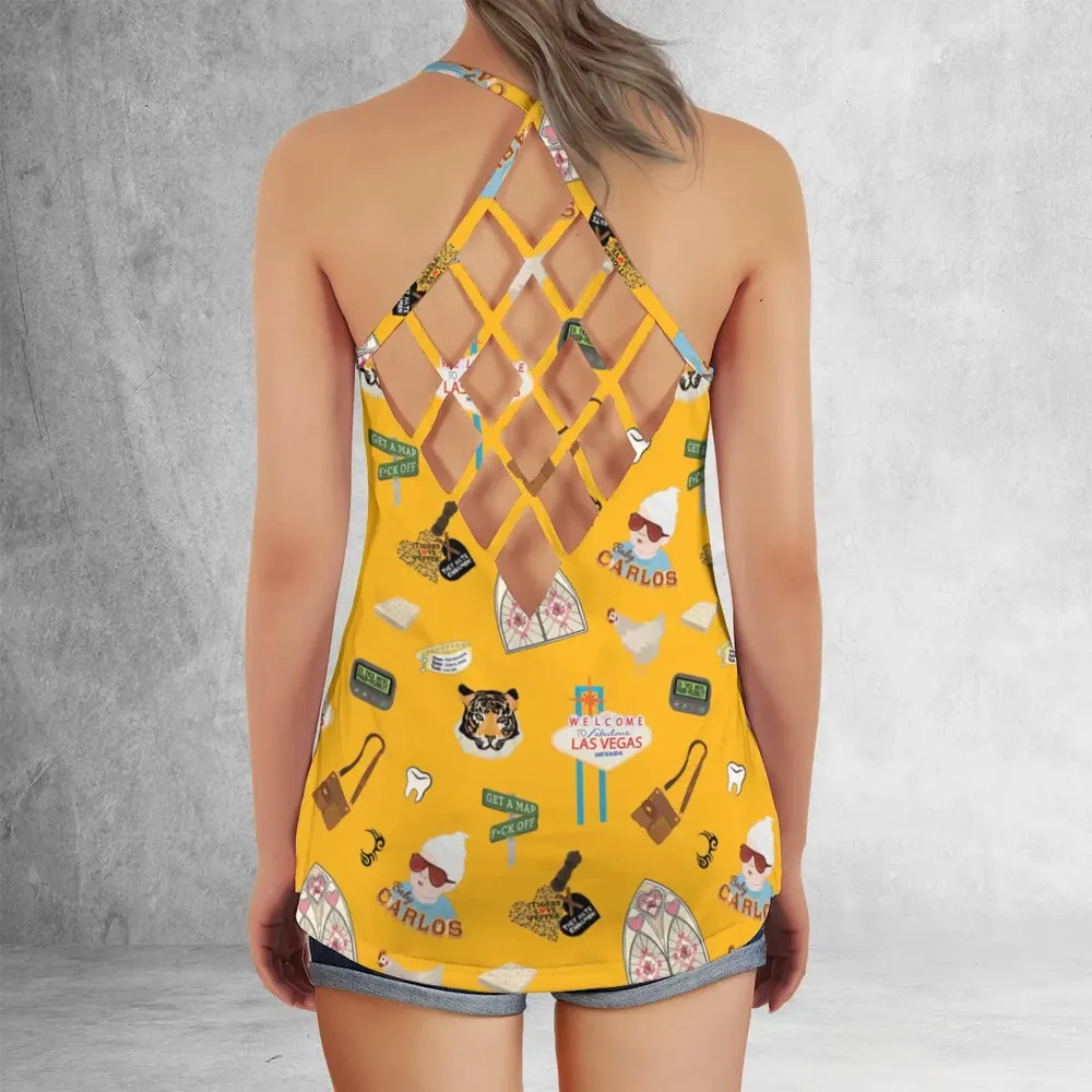Where's Doug The Hangover Criss Cross Tank Top - 3