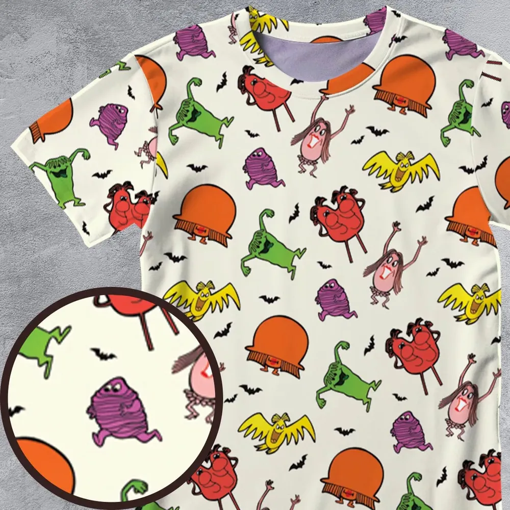 Little Monster All-Over Print Unisex T-Shirt - 4