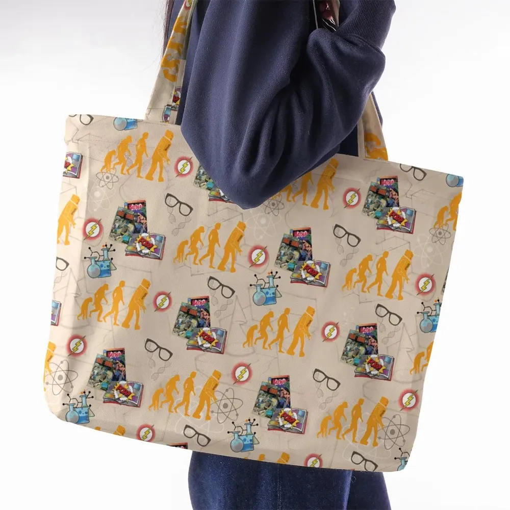 Geek Alert The Big Bang Theory Large Tote Bag - 2