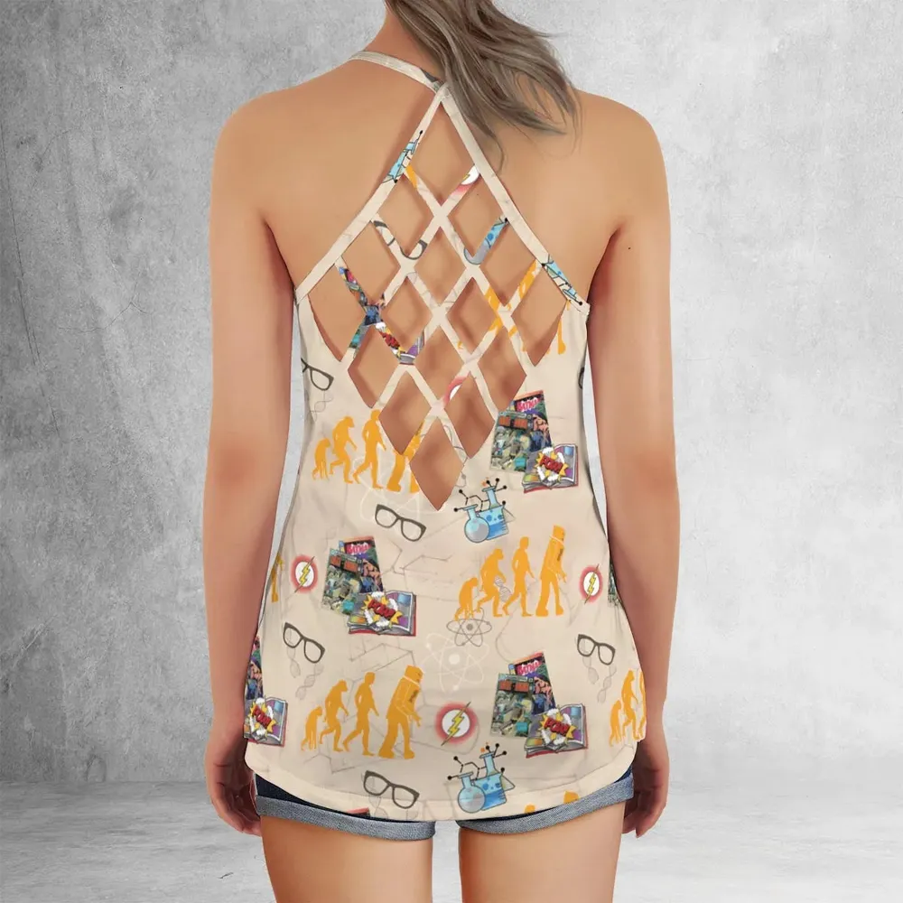 Geek Alert The Big Bang Theory Criss Cross Tank Top - 3