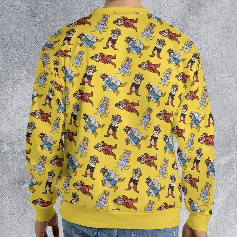 All-over Print Sweatshirt - WH2TDA1V -  - 2