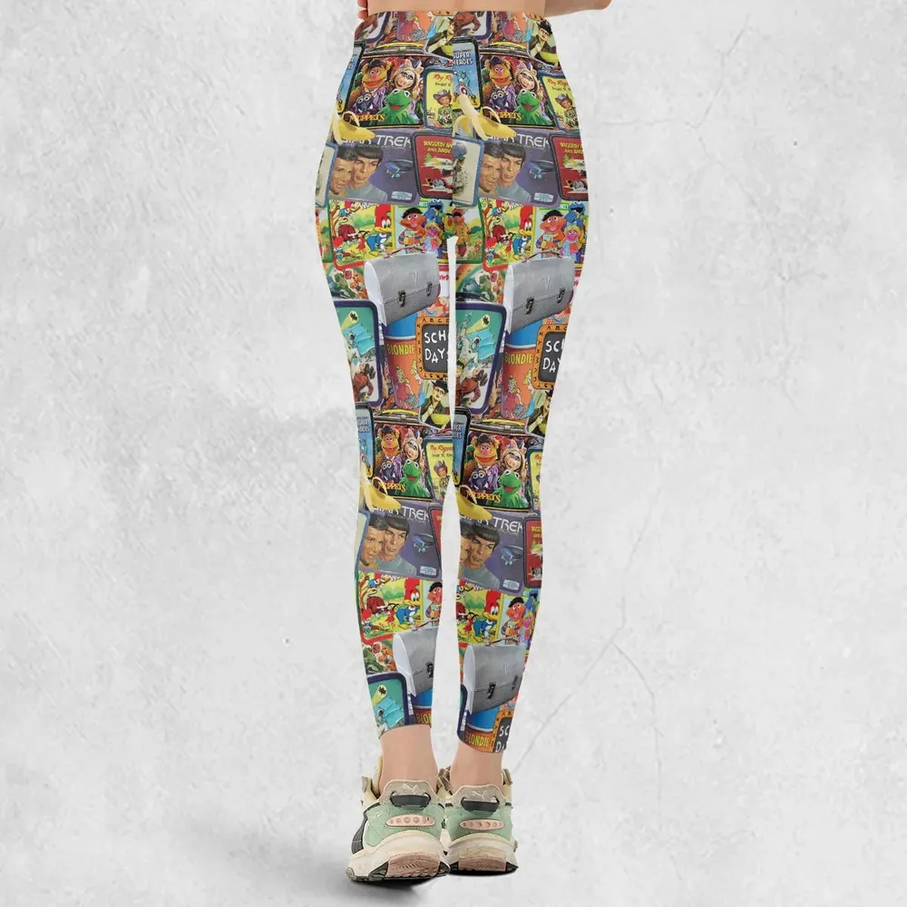 Retro Land TV Shows Legging - 3