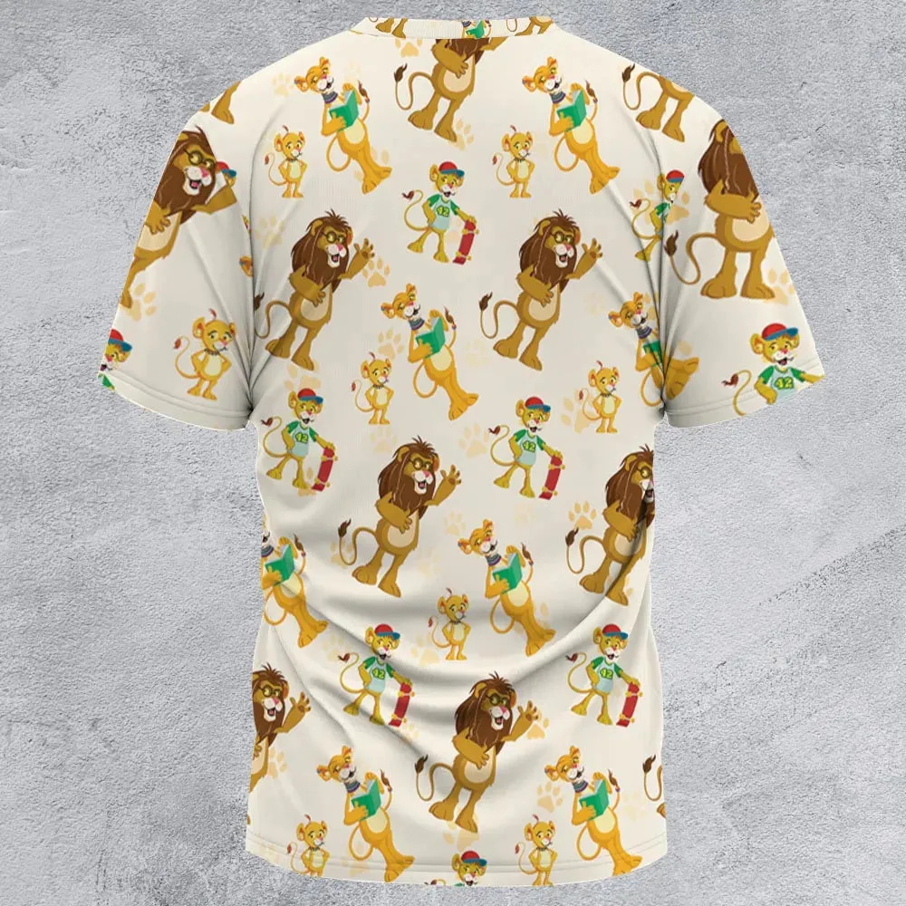 Between The Lions Characters All-Over Print Unisex T-Shirt - 2