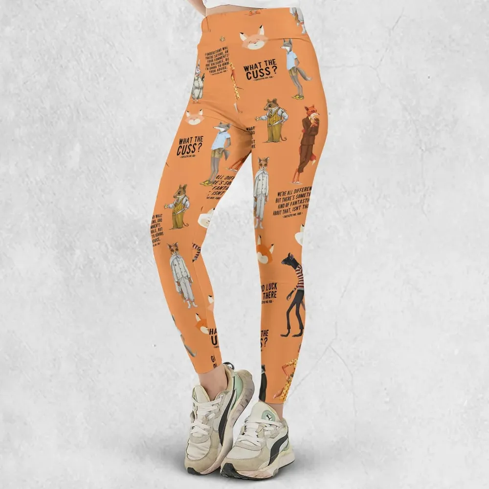 Cuss You Are Fantastic Mr. Fox Legging - 2